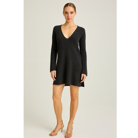 Helmut Lang Cashmere Tunic Mini Dress Small - Picture 1 of 7
